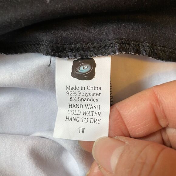 Girl Pull On Leggings Size S Anime Cartoon Print Stretch Casual Emo Active Pants - Picture 2 of 7